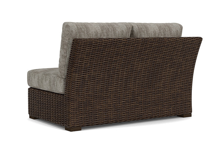 Lloyd Flanders - Mesa Right Arm Loveseat In Pecan Finish With Surface Slate Fabric - 2980510862056 view 2
