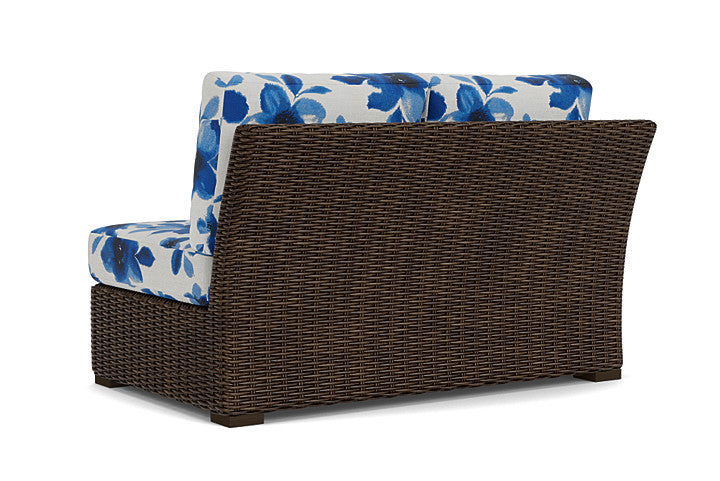 Lloyd Flanders - Mesa Right Arm Loveseat In Pecan Finish With Watercolor Blossom Capri Fabric - 298051086672 view 2
