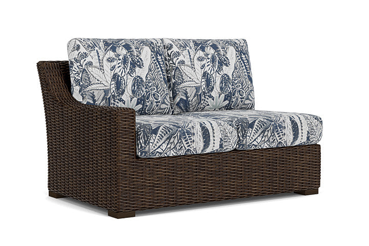 Lloyd Flanders - Mesa Right Arm Loveseat In Pecan Finish With Wayfarer Mist Fabric - 2980510862074 view 1