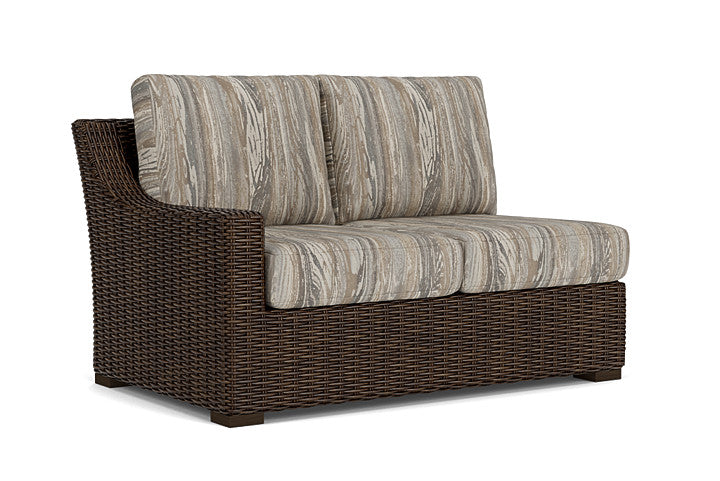 Lloyd Flanders - Mesa Right Arm Loveseat In Pecan Finish With Woodgrain Ash Fabric - 298051086723 view 1