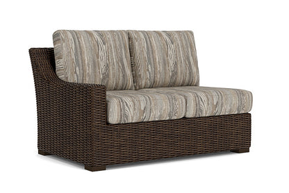 Lloyd Flanders - Mesa Right Arm Loveseat In Pecan Finish With Woodgrain Ash Fabric - 298051086723 view 1