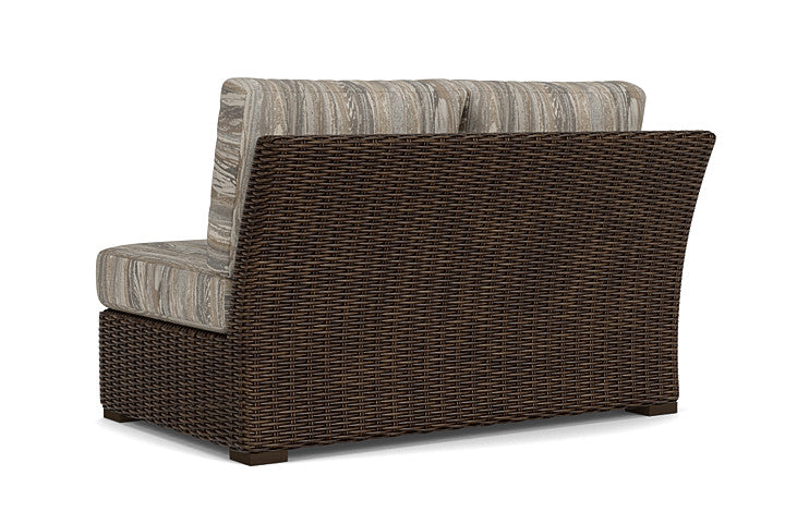 Lloyd Flanders - Mesa Right Arm Loveseat In Pecan Finish With Woodgrain Ash Fabric - 298051086723 view 2