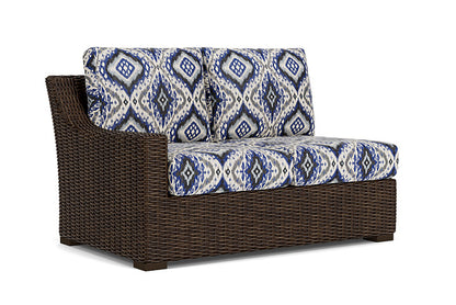 Lloyd Flanders - Mesa Right Arm Loveseat In Pecan Finish With Yoko Mediterranean Fabric - 298051086705 view 1