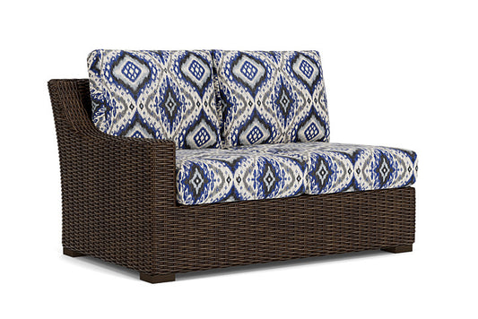 Lloyd Flanders - Mesa Right Arm Loveseat In Pecan Finish With Yoko Mediterranean Fabric - 298051086705 view 1