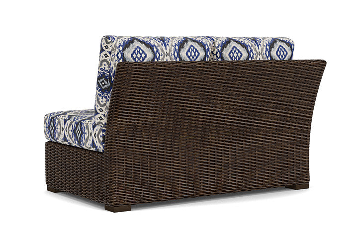 Lloyd Flanders - Mesa Right Arm Loveseat In Pecan Finish With Yoko Mediterranean Fabric - 298051086705 view 2