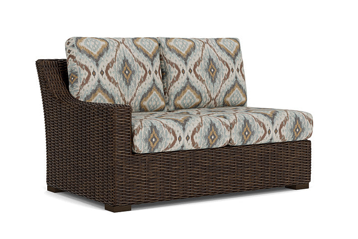Lloyd Flanders - Mesa Right Arm Loveseat In Pecan Finish With Yoko Mist Fabric - 298051086727 view 1