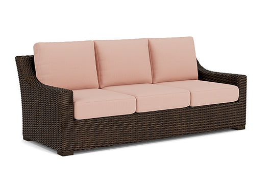 Lloyd Flanders - Mesa Sofa In Pecan Finish With Azulu Clay Fabric - 2980550862033 view 1