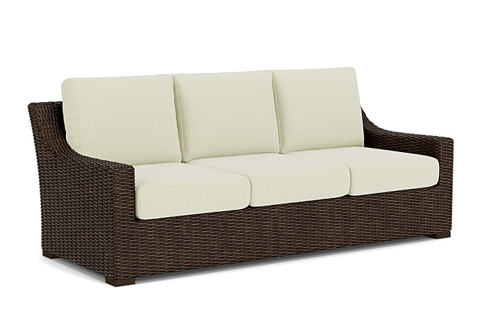 Lloyd Flanders - Mesa Sofa In Pecan Finish With Bamboo Bay Meadow Fabric - 2980550862060 view 1