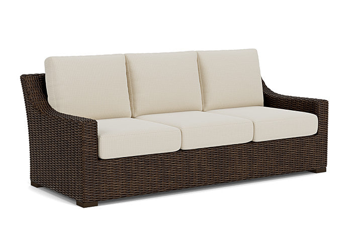 Lloyd Flanders - Mesa Sofa In Pecan Finish With Beach Natural Fabric - 2980550862005 view 1