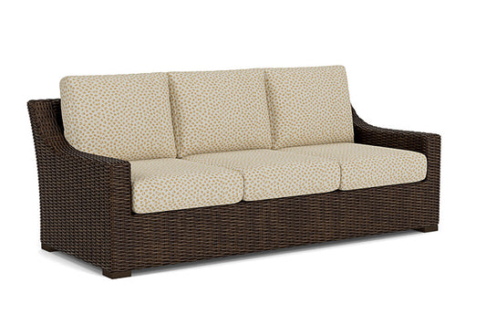 Lloyd Flanders - Mesa Sofa In Pecan Finish With Bebot Sisal Fabric - 2980550862048 view 1