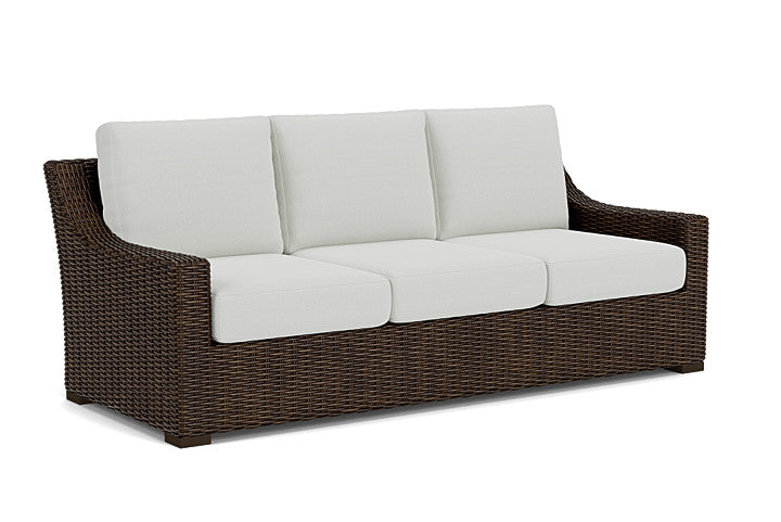 Lloyd Flanders - Mesa Sofa In Pecan Finish With Bright Side Fog Fabric - 2980550862012 view 1