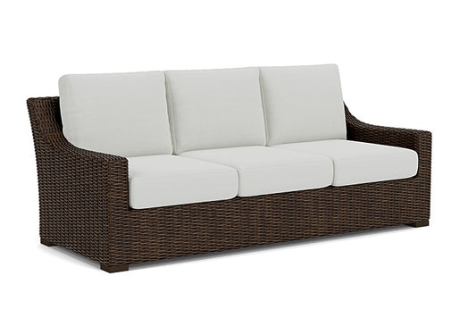 Lloyd Flanders - Mesa Sofa In Pecan Finish With Bright Side Fog Fabric - 2980550862012 view 1