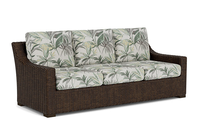 Lloyd Flanders - Mesa Sofa In Pecan Finish With Calidora Mist Fabric - 298055086094 view 1