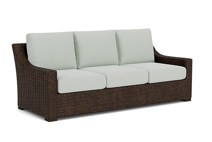 Lloyd Flanders - Mesa Sofa In Pecan Finish With Callen Celadon Fabric - 2980550862024 view 1