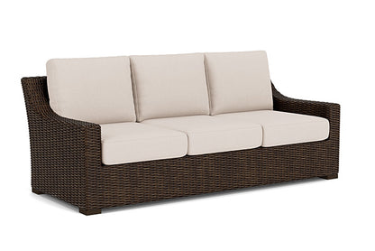 Lloyd Flanders - Mesa Sofa In Pecan Finish With Canvas Birds Eye Fabric - 298055086937 view 1