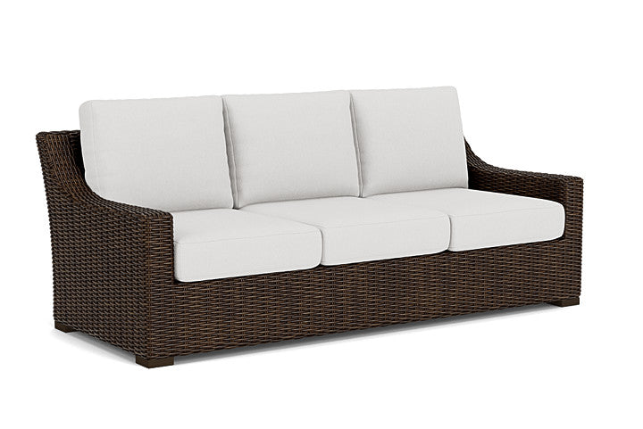 Lloyd Flanders - Mesa Sofa In Pecan Finish With Canvas Natural Fabric - 298055086159 view 1