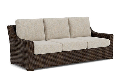 Lloyd Flanders - Mesa Sofa In Pecan Finish With Charlotte Sparrow Fabric - 298055086183 view 1