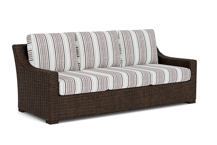 Lloyd Flanders - Mesa Sofa In Pecan Finish With Deering Cadet Fabric - 2980550862047 view 1