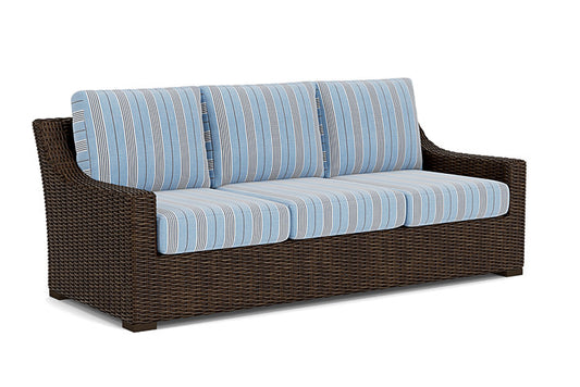 Lloyd Flanders - Mesa Sofa In Pecan Finish With Hansen Sky Fabric - 298055086064 view 1