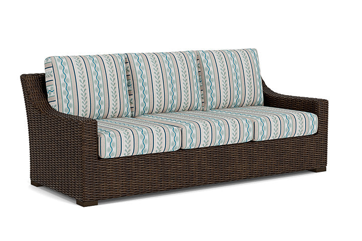 Lloyd Flanders - Mesa Sofa In Pecan Finish With Ilona Resort Fabric - 2980550862069 view 1