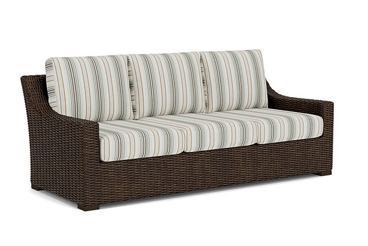 Lloyd Flanders - Mesa Sofa In Pecan Finish With Jansen Eucalyptus Fabric - 2980550862061 view 1