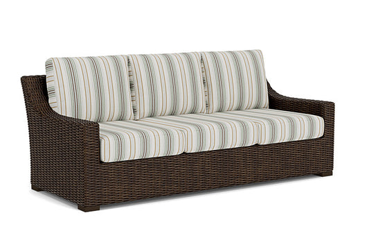 Lloyd Flanders - Mesa Sofa In Pecan Finish With Jansen Eucalyptus Fabric - 2980550862061 view 1