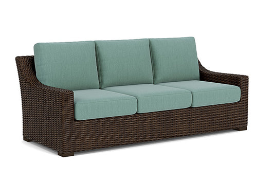 Lloyd Flanders - Mesa Sofa In Pecan Finish With Loveboat Mint Fabric - 2980550862010 view 1