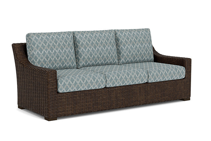 Lloyd Flanders - Mesa Sofa In Pecan Finish With Luna Mist Fabric - 2980550862070 view 1