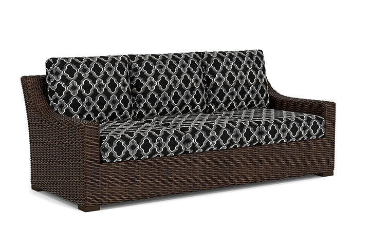 Lloyd Flanders - Mesa Sofa In Pecan Finish With Luna Onyx Fabric - 2980550862071 view 1