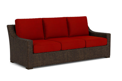 Lloyd Flanders - Mesa Sofa In Pecan Finish With Partyline Lollipop Fabric - 2980550862054 view 1