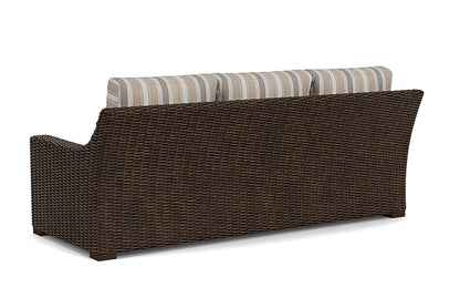Lloyd Flanders - Mesa Sofa In Pecan Finish With Purveyor Pewter Fabric - 298055086146 view 2
