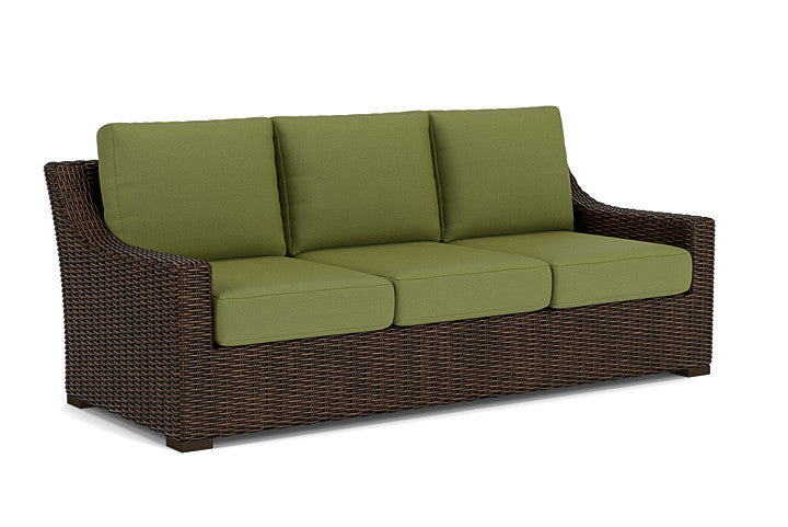 Lloyd Flanders - Mesa Sofa In Pecan Finish With Reflections Grass Fabric - 2980550862051 view 1