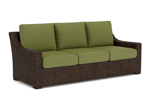 Lloyd Flanders - Mesa Sofa In Pecan Finish With Reflections Grass Fabric - 2980550862051 view 1