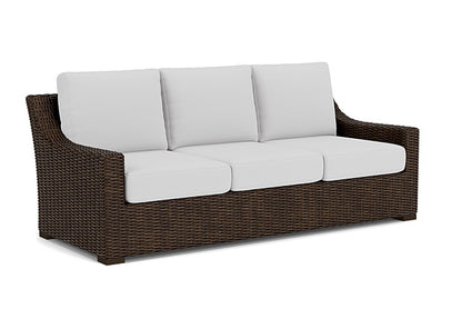 Lloyd Flanders - Mesa Sofa In Pecan Finish With Reflections Ice Fabric - 2980550862052 view 1