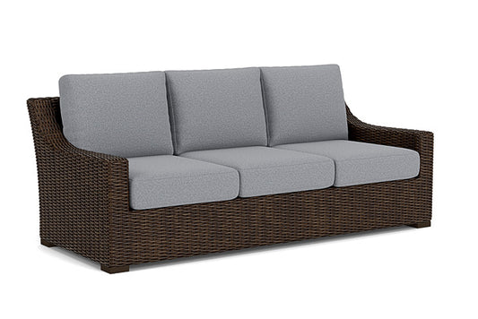 Lloyd Flanders - Mesa Sofa In Pecan Finish With Rumba Stonewashed Fabric - 2980550862006 view 1