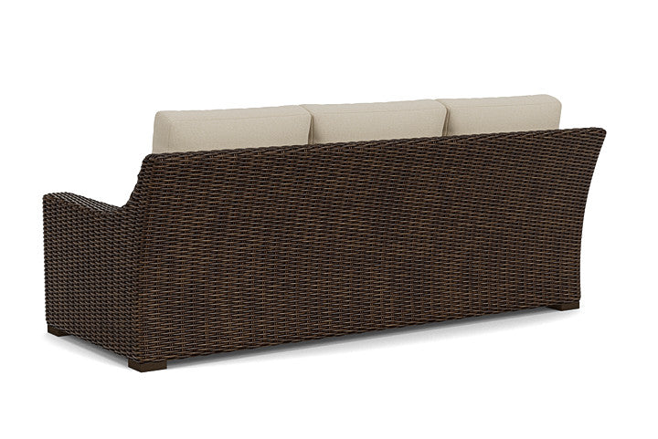 Lloyd Flanders - Mesa Sofa In Pecan Finish With Rumba Straw Fabric - 2980550862008 view 2