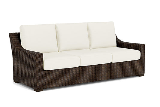 Lloyd Flanders - Mesa Sofa In Pecan Finish With Sailcloth Salt Fabric - 298055086890 view 1