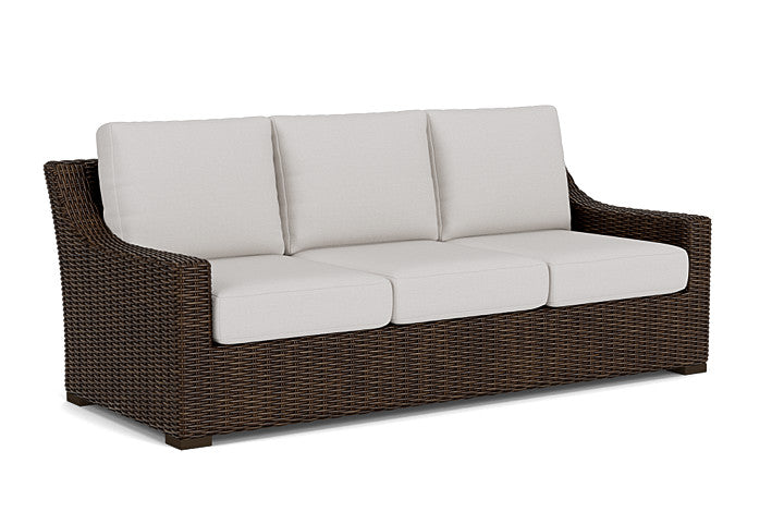 Lloyd Flanders - Mesa Sofa In Pecan Finish With Sailcloth Seagull Fabric - 298055086W61 view 1