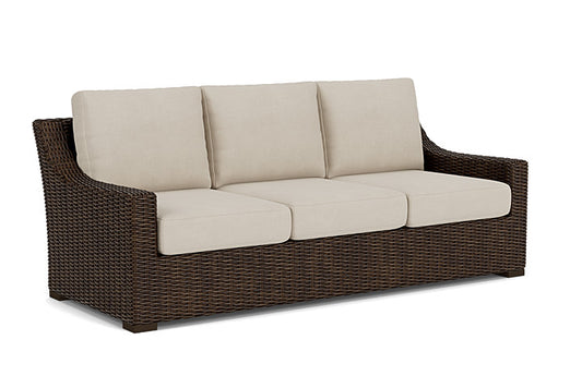 Lloyd Flanders - Mesa Sofa In Pecan Finish With Sandberg Flax Fabric - 2980550862027 view 1