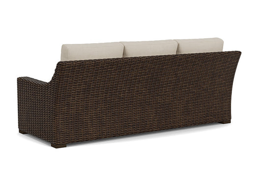 Lloyd Flanders - Mesa Sofa In Pecan Finish With Sandberg Flax Fabric - 2980550862027 view 2