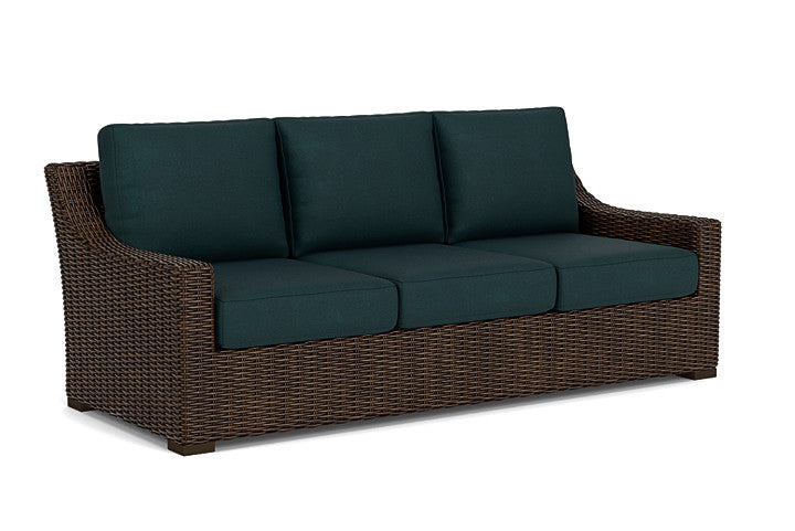 Lloyd Flanders - Mesa Sofa In Pecan Finish With Sandberg Lagoon Fabric - 2980550862039 view 1