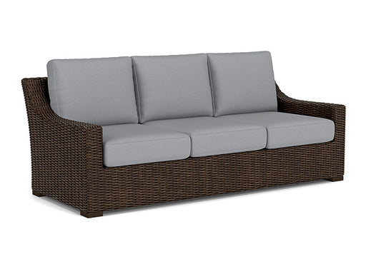 Lloyd Flanders - Mesa Sofa In Pecan Finish With Sandberg Pewter Fabric - 2980550862029 view 1