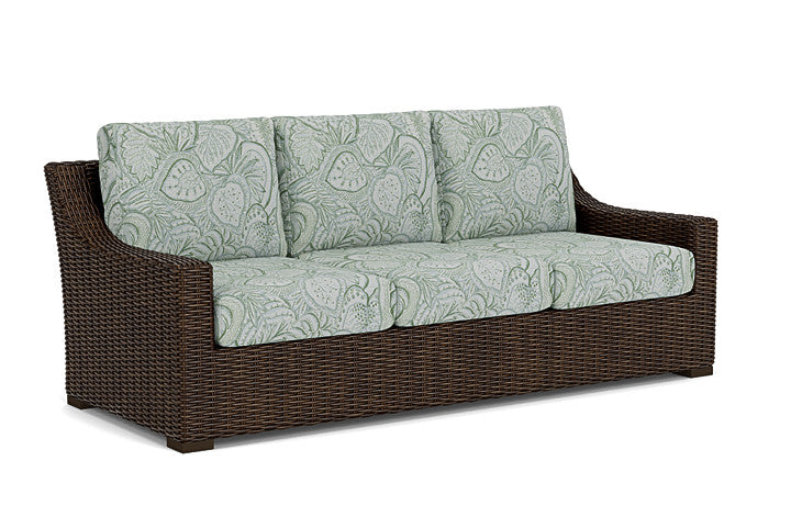 Lloyd Flanders - Mesa Sofa In Pecan Finish With Sensibility Spring Fabric - 2980550862081 view 1