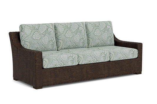 Lloyd Flanders - Mesa Sofa In Pecan Finish With Sensibility Spring Fabric - 2980550862081 view 1