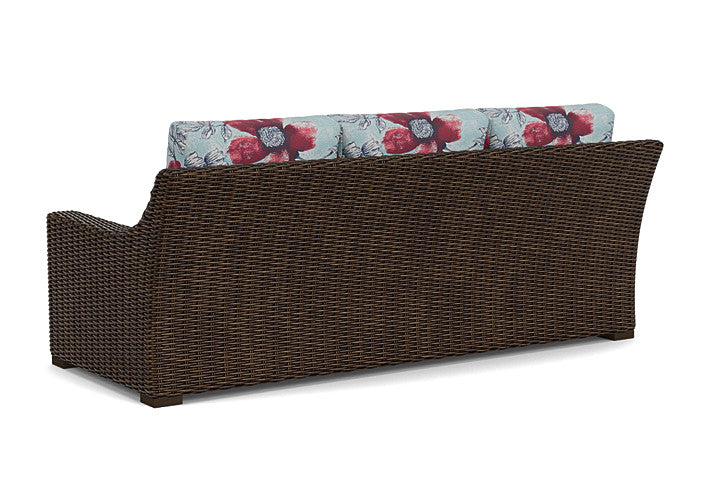 Lloyd Flanders - Mesa Sofa In Pecan Finish With Serena Floral Meadow Fabric - 2980550862079 view 2