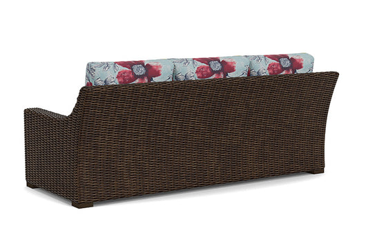 Lloyd Flanders - Mesa Sofa In Pecan Finish With Serena Floral Meadow Fabric - 2980550862079 view 2