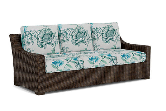 Lloyd Flanders - Mesa Sofa In Pecan Finish With Serena Floral Mist Fabric - 2980550862078 view 1