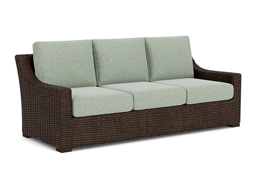 Lloyd Flanders - Mesa Sofa In Pecan Finish With Serene Spa Fabric - 2980550862031 view 1
