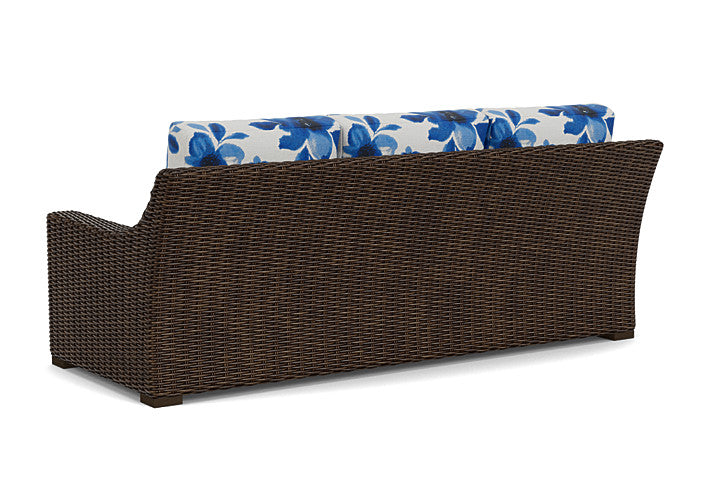 Lloyd Flanders - Mesa Sofa In Pecan Finish With Watercolor Blossom Capri Fabric - 298055086672 view 2