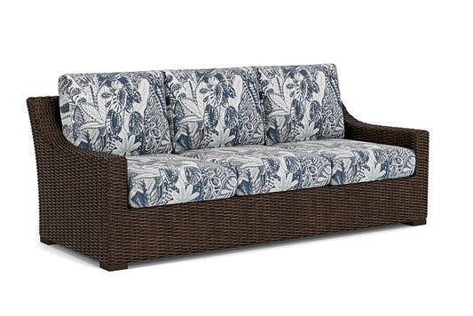 Lloyd Flanders - Mesa Sofa In Pecan Finish With Wayfarer Mist Fabric - 2980550862074 view 1